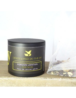 Thé noir bio fleur de cerisier et pêche