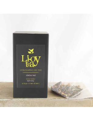 Thé vert bio earl grey