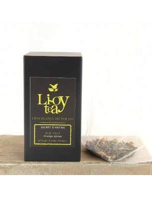 Thé vert bio orange-épices de noel