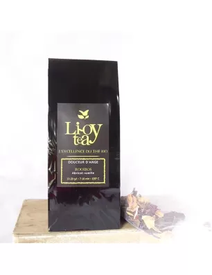 Paquet de thé noir Li-Oy Tea BIO, avec rooibos abricot-vanille, sans théine