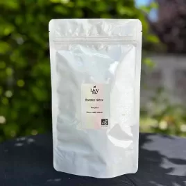 thé vert glacé au citron, maté et matcha