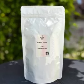 sachet de thé glacé à la framboise, citron et basilic
