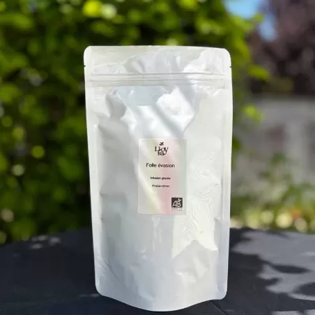 rooibos citron et fraise, en version glacée