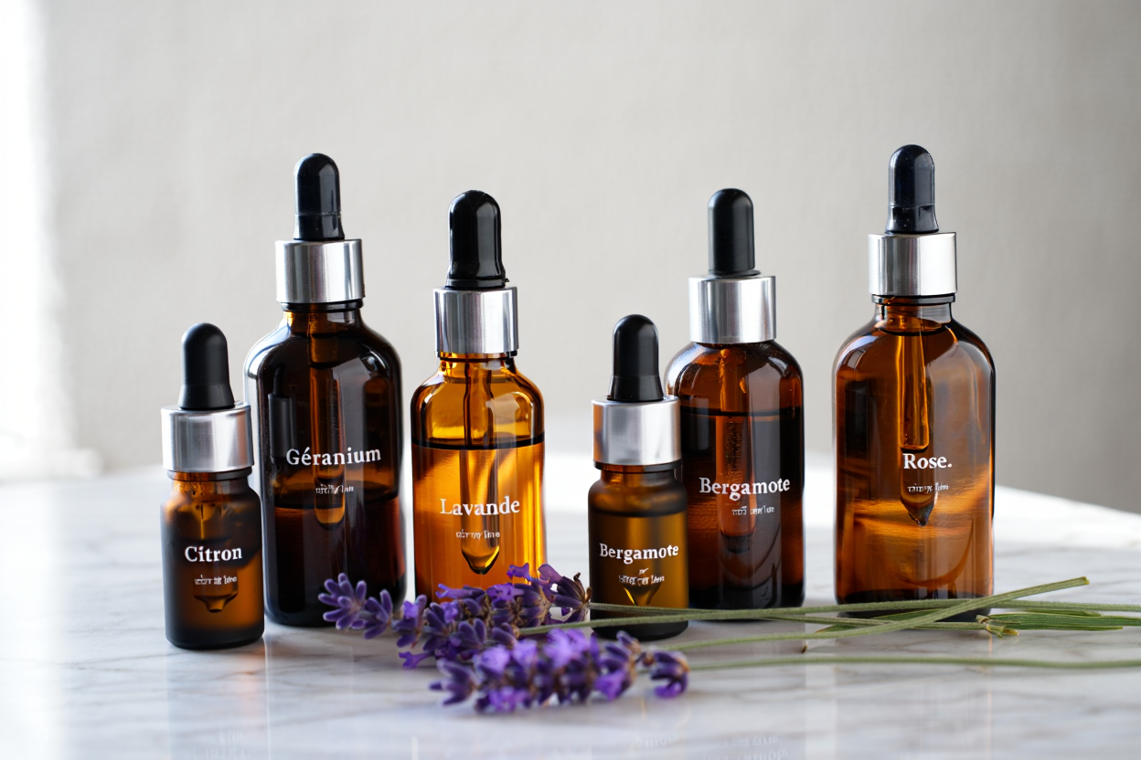 Huile essentielle citron romarin contre la fatigue