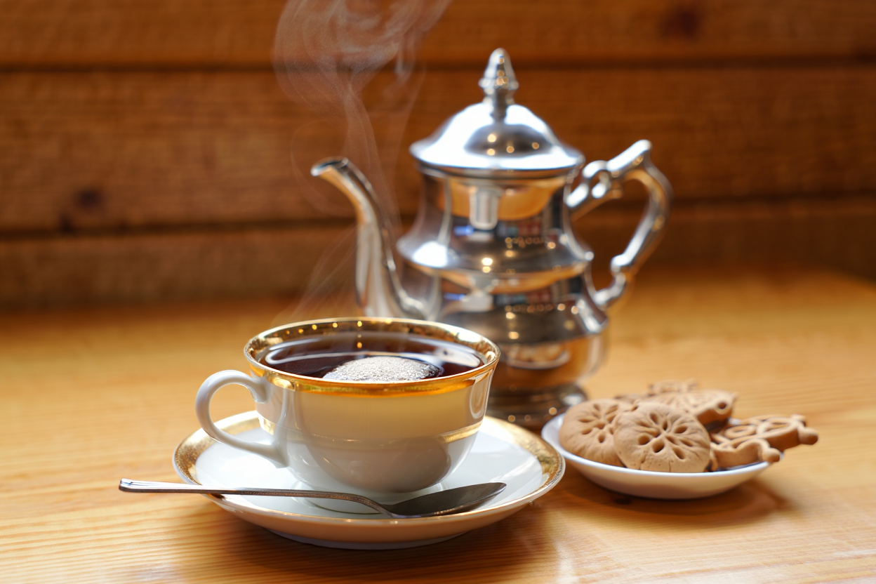 Thé noir aromatisé goût russe avec agrumes et bergamote